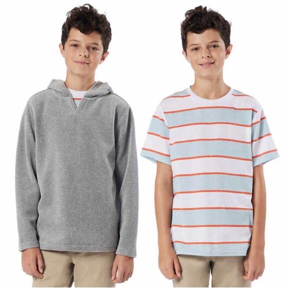 Unionbay Boy’s Cord Hoodie & Tee Shirt Size XS NWT - Picture 6 of 7